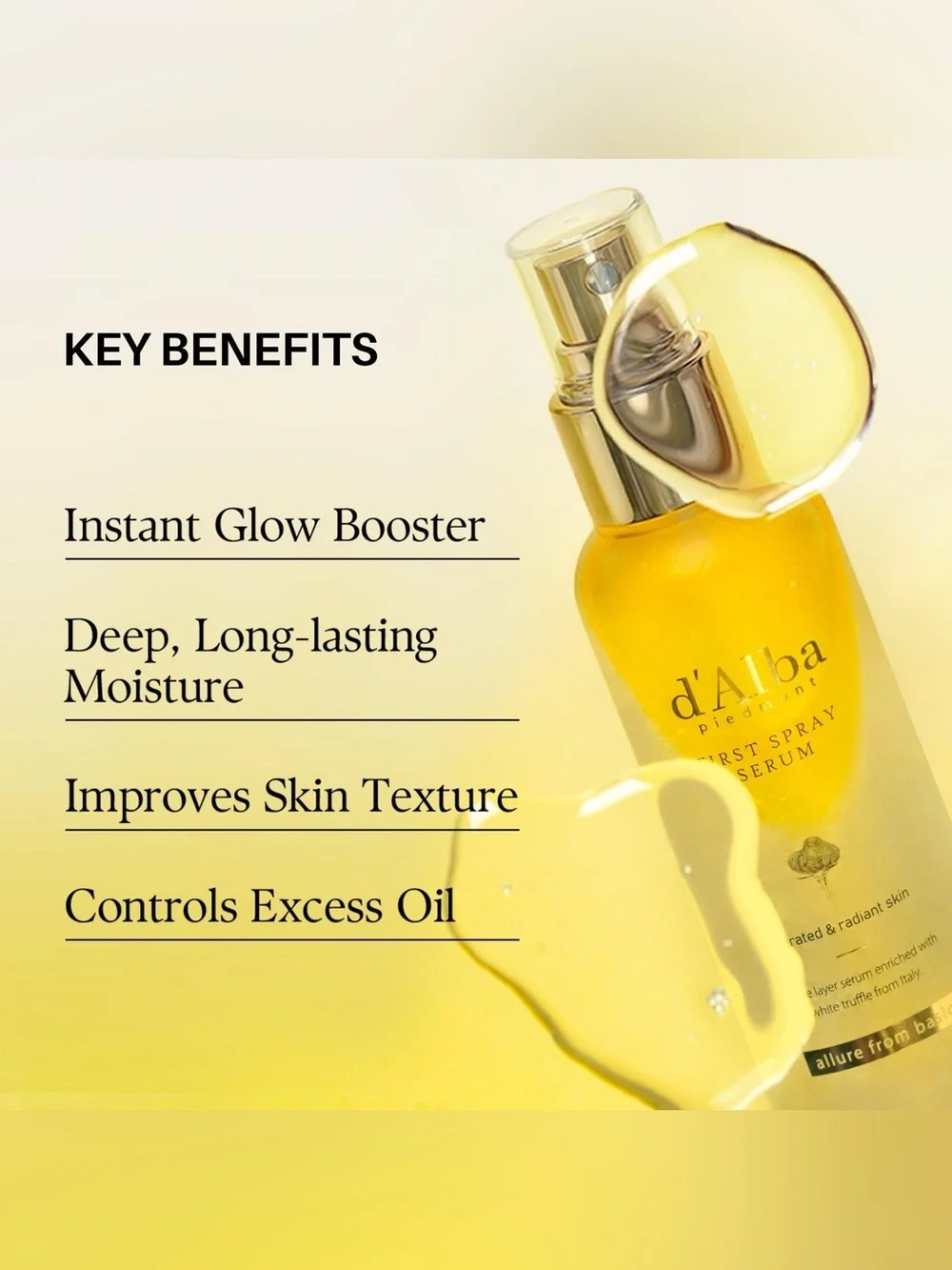 d'Alba Piedmont First Spray Serum - White Truffle